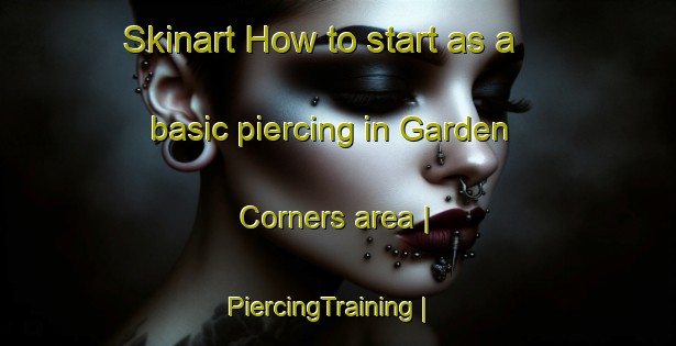 Skinart How to start as a basic piercing in Garden Corners area | PiercingTraining | PiercingClasses | SkinartTraining-United States